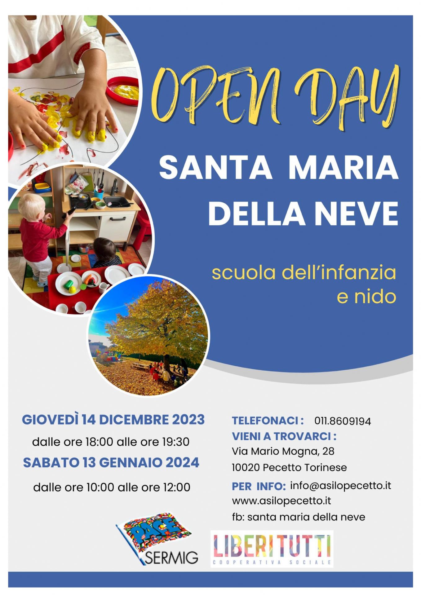 PECETTO – Open day a Santa Maria della Neve