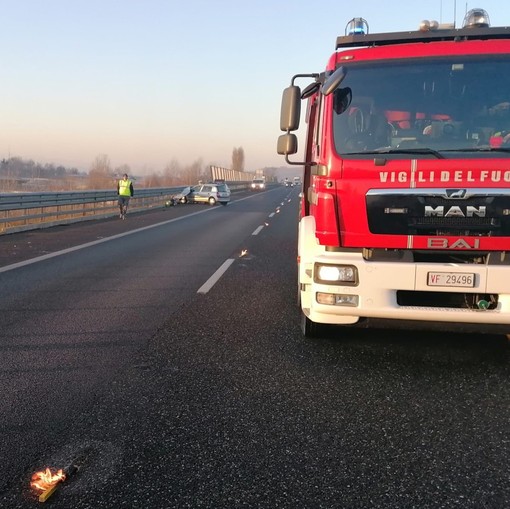 CARMAGNOLA – Brutto incidente sulla A6