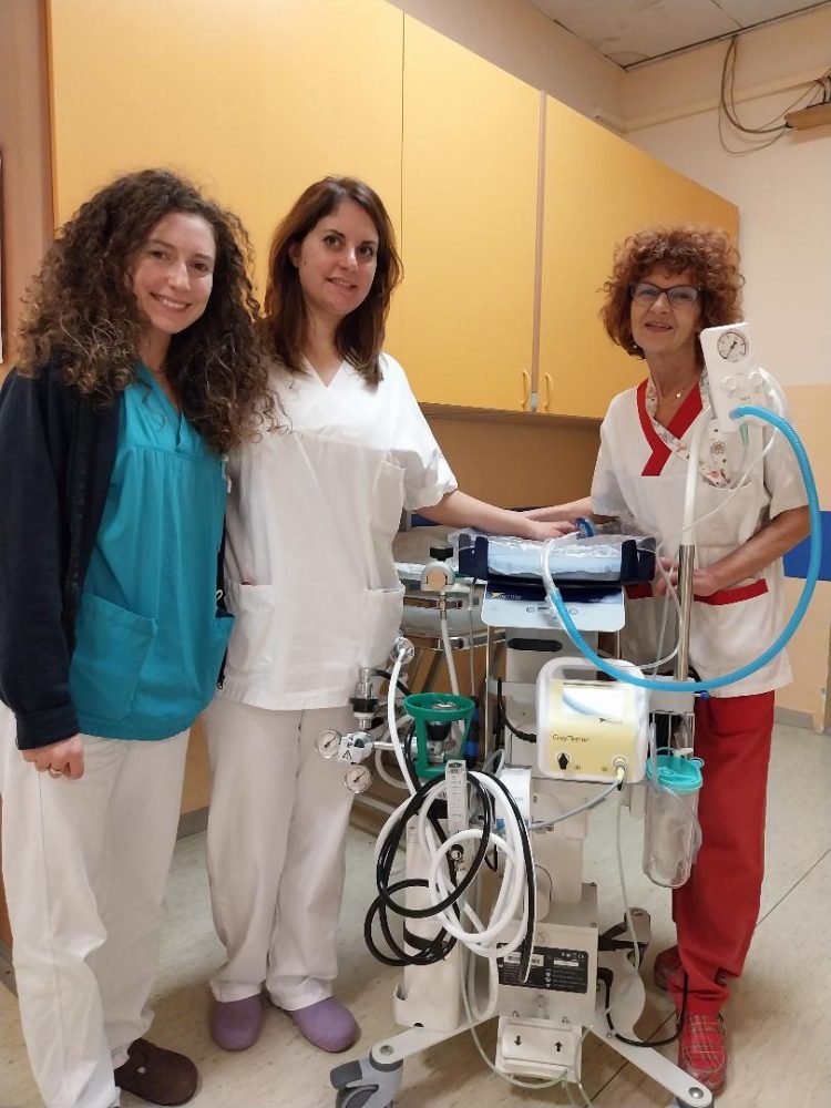 MONCALIERI – Un carrello per soccorrere il neonato critico al Santa Croce