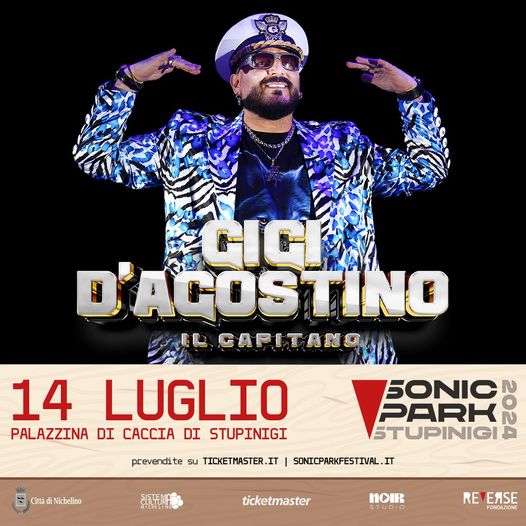 NICHELINO – Gigi D’Ag suonerà al Sonic Park a Luglio