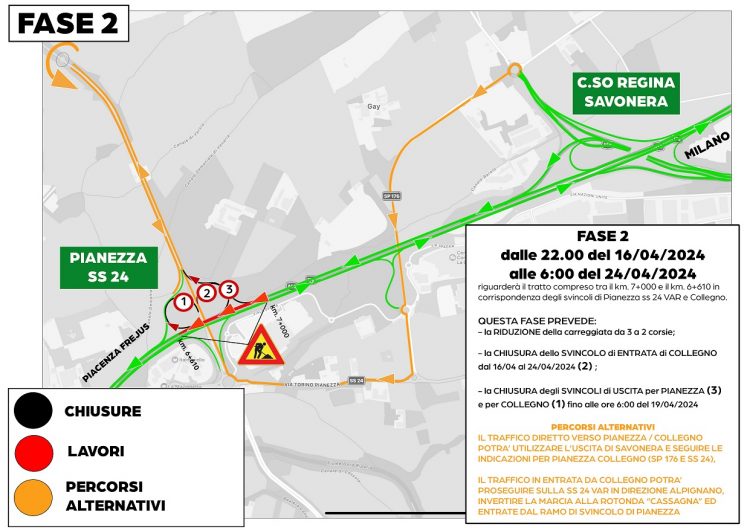 TANGENZIALE – I lavori nel tratto nord in direzione sud si fermano per il periodo del 25 aprile e 1 maggio