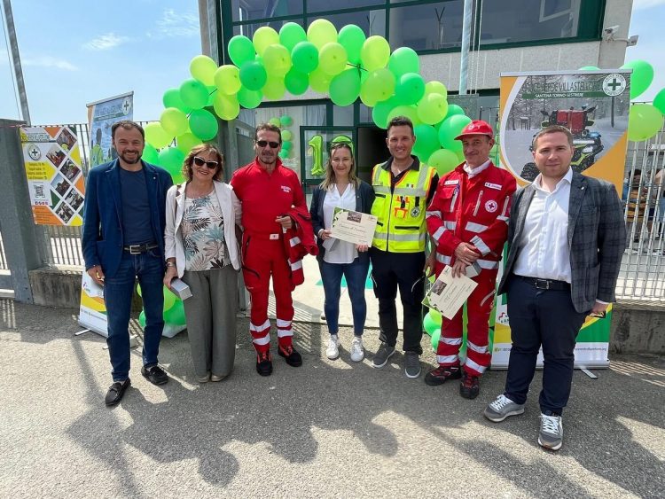 SANTENA – Taglio del nastro per la nuova sede della Croce Verde