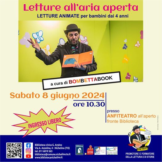 NICHELINO – Torna Bombetta Book e le letture animate