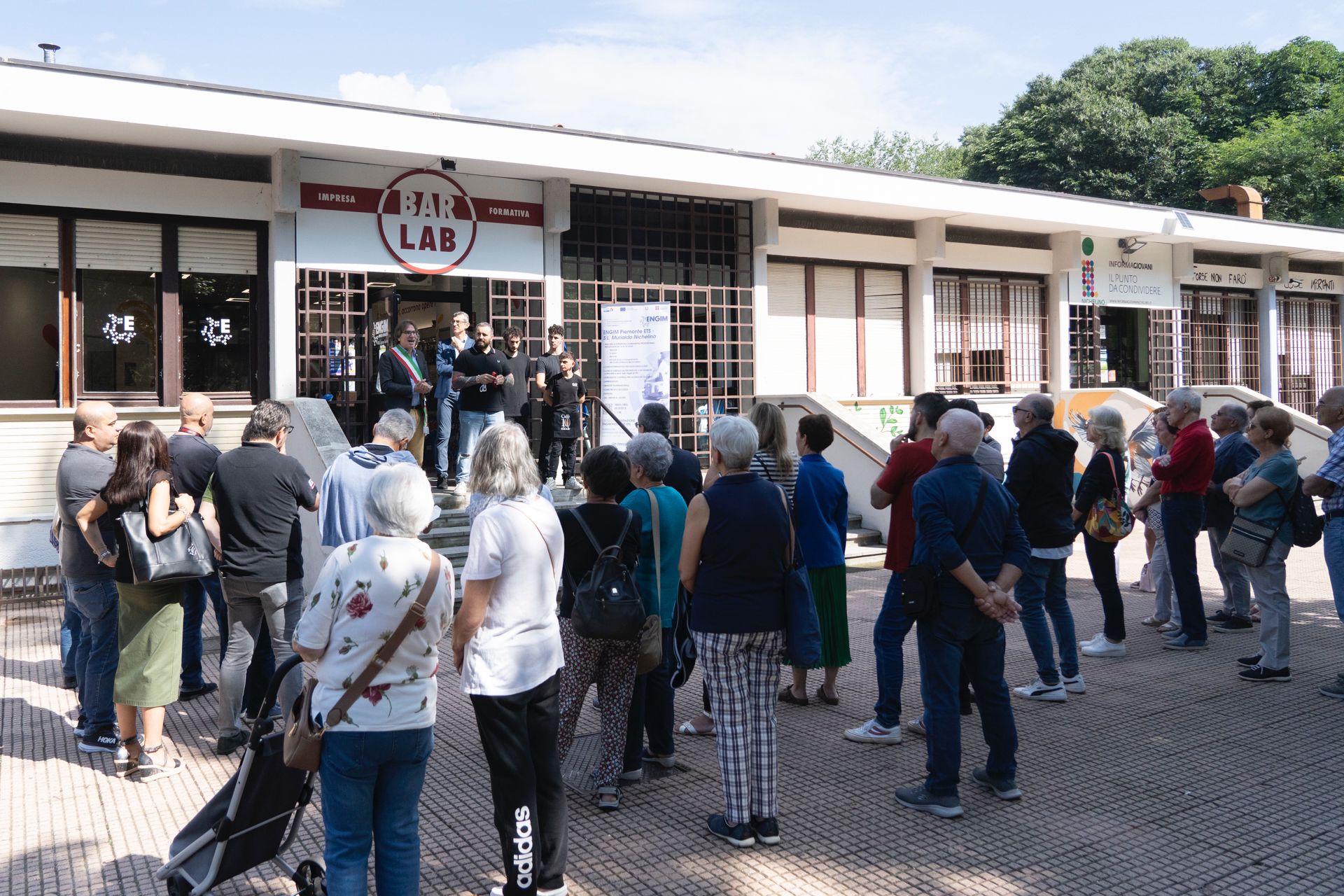 NICHELINO – Inaugurato il nuovo progetto bar del centro Grosa gestito dai ragazzi dell’Engim