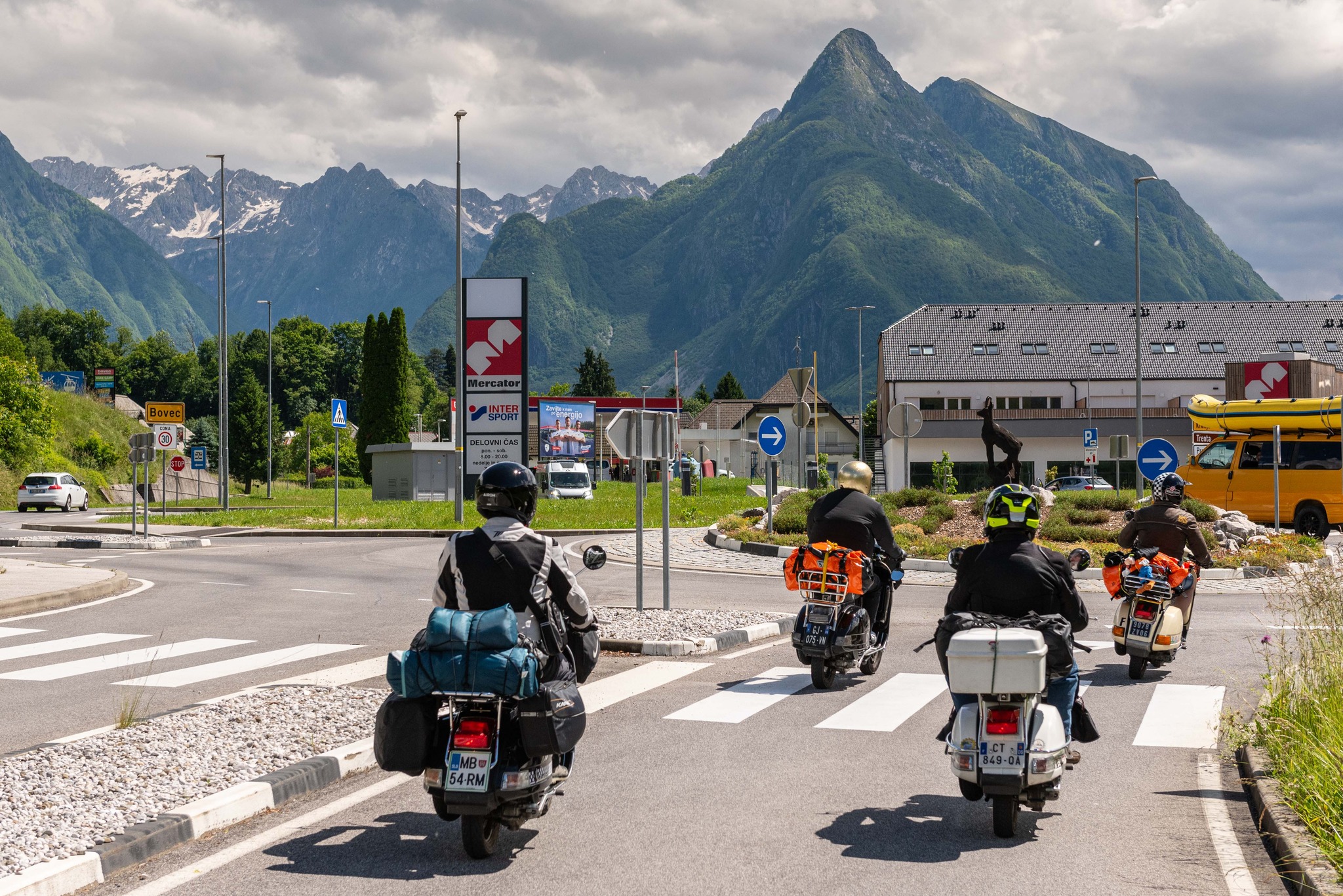 Il moncalierese Beppe Saracco in Vespa alla NordKapp è in Germania