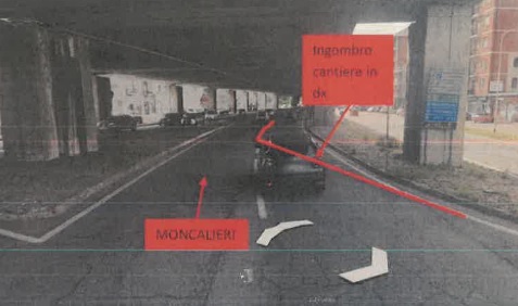 MONCALIERI – Nuovi cantieri per dieci giorni alla sopraelevata