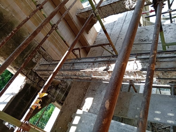 Alpignano: procedono i lavori per potenziare il ponte sulla Dora