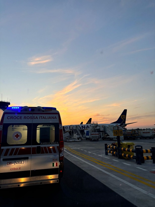 NICHELINO – La croce rossa cittadina a Bologna per trasportare a Torino due bimbi malati di Gaza