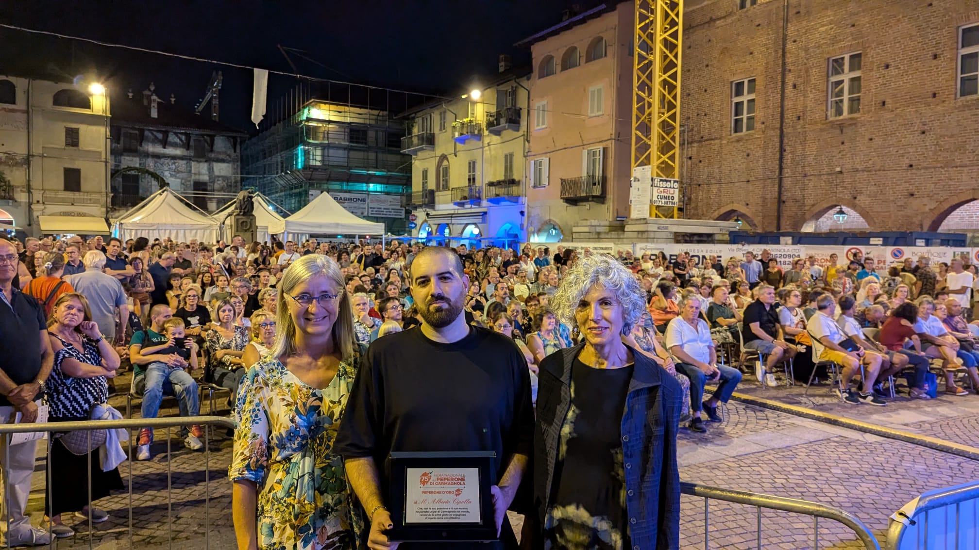 CARMAGNOLA – Premiato il maestro Alberto Cipolla con il Peperone D’oro