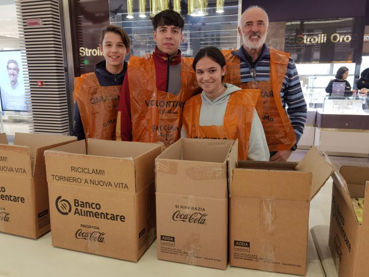 MONCALIERI – Il Banco Alimentare aiuta anche a Natale