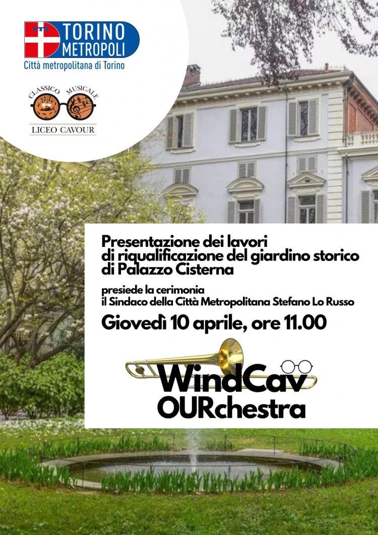 Riapre il giardino storico di Palazzo Cisterna a Torino