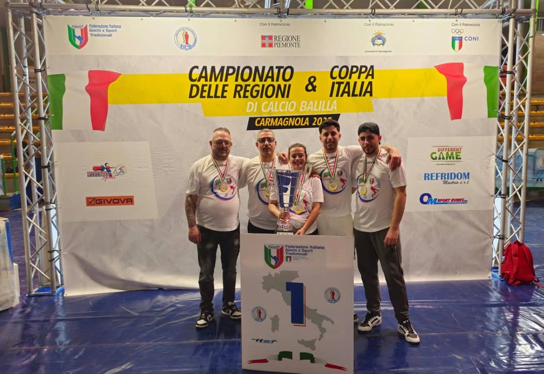 CARMAGNOLA – Il successo del calcio balilla
