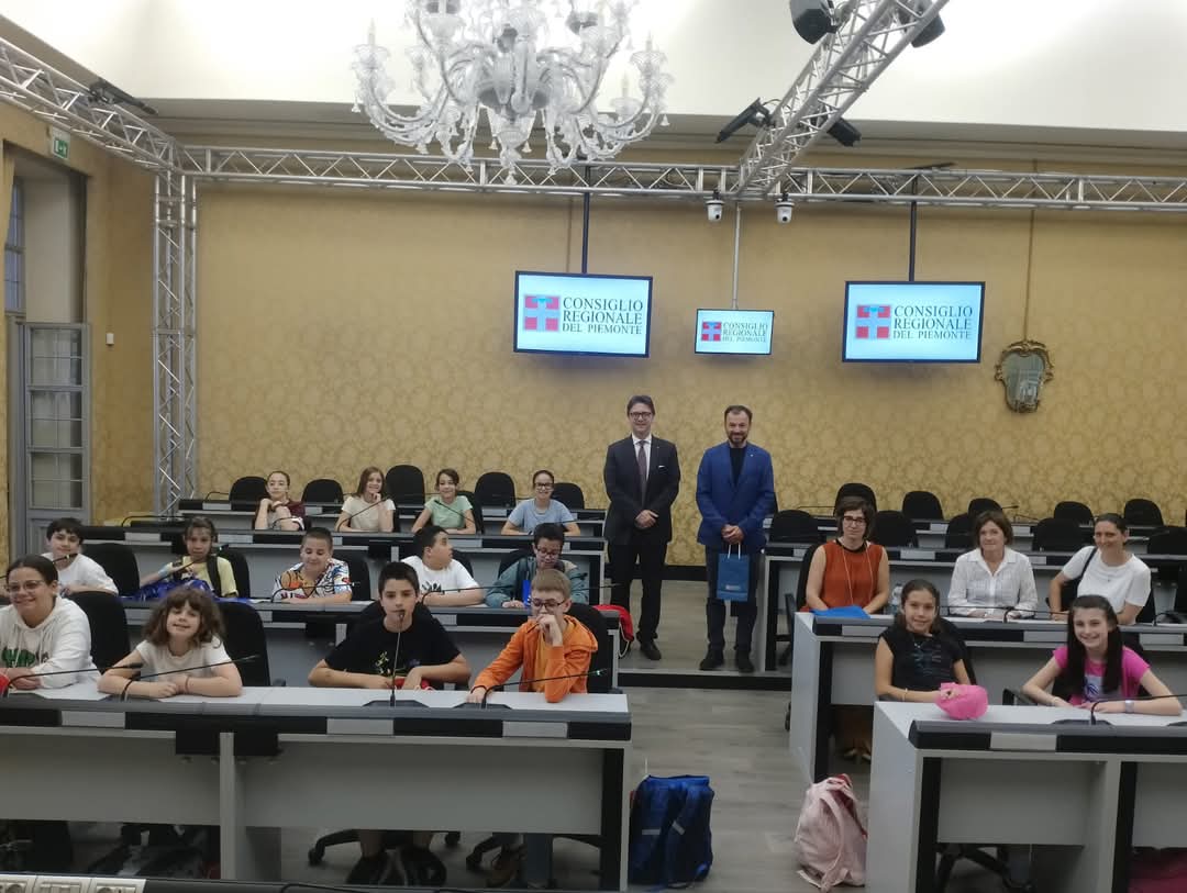 SANTENA – I giovani del Consiglio comunale dei ragazzi in Regione