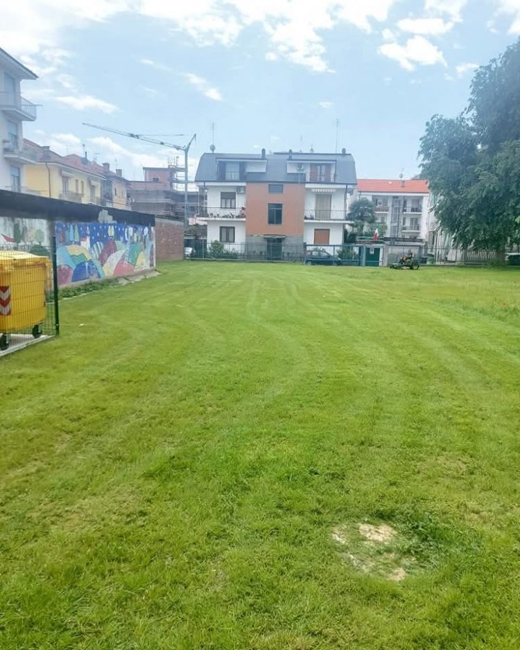 TROFARELLO – Il nuovo giardino della scuola Rodari