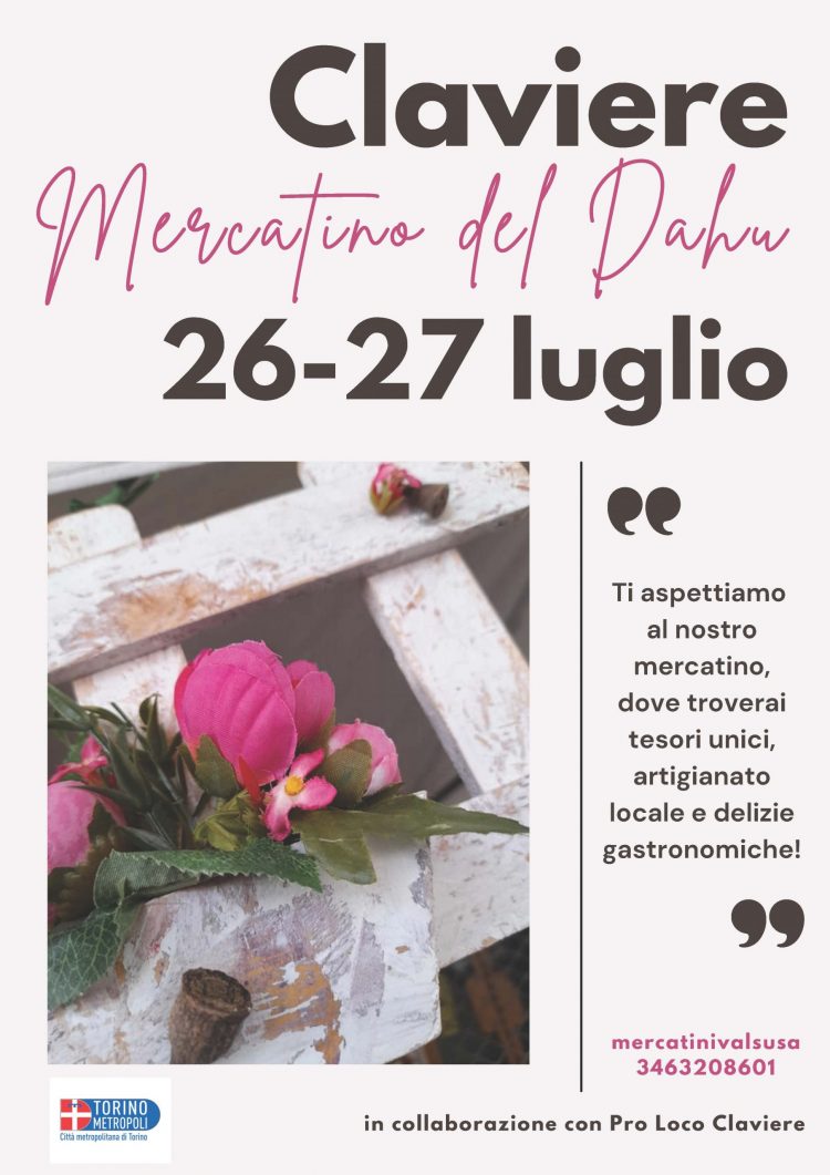 Claviere si prepara al Mercatino del Dahu