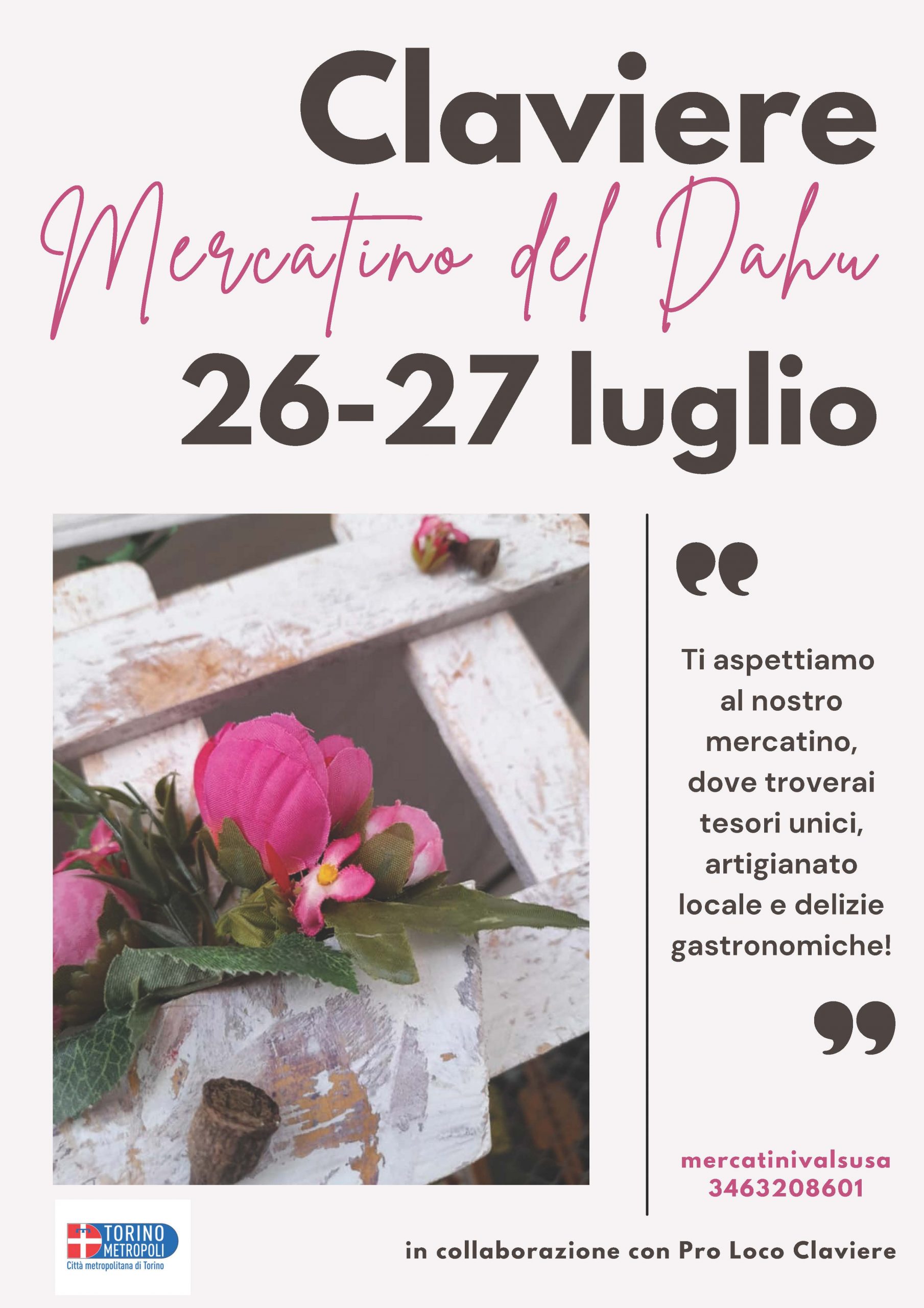 Claviere si prepara al Mercatino del Dahu