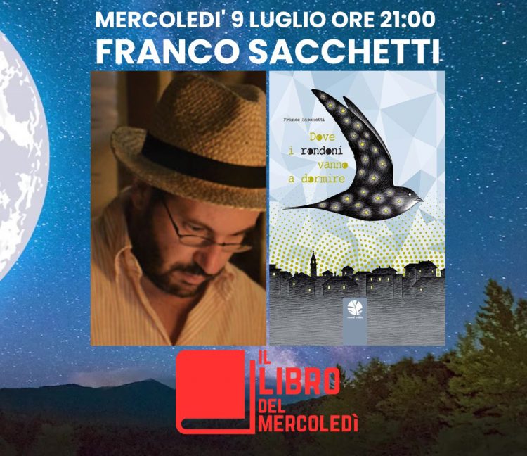 Carmagnola: per «Il libro del mercoledì» il 9 luglio arriva Franco Sacchetti
