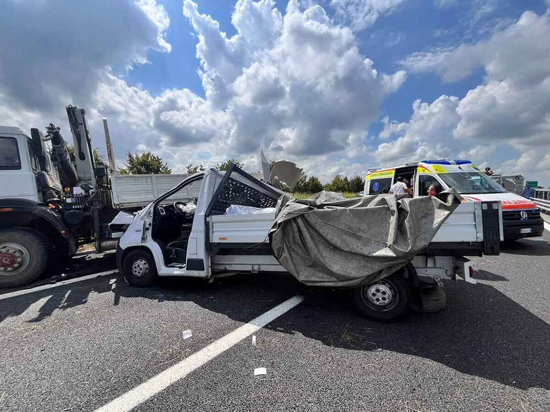 CANDIOLO – Disastroso incidente in autostrada