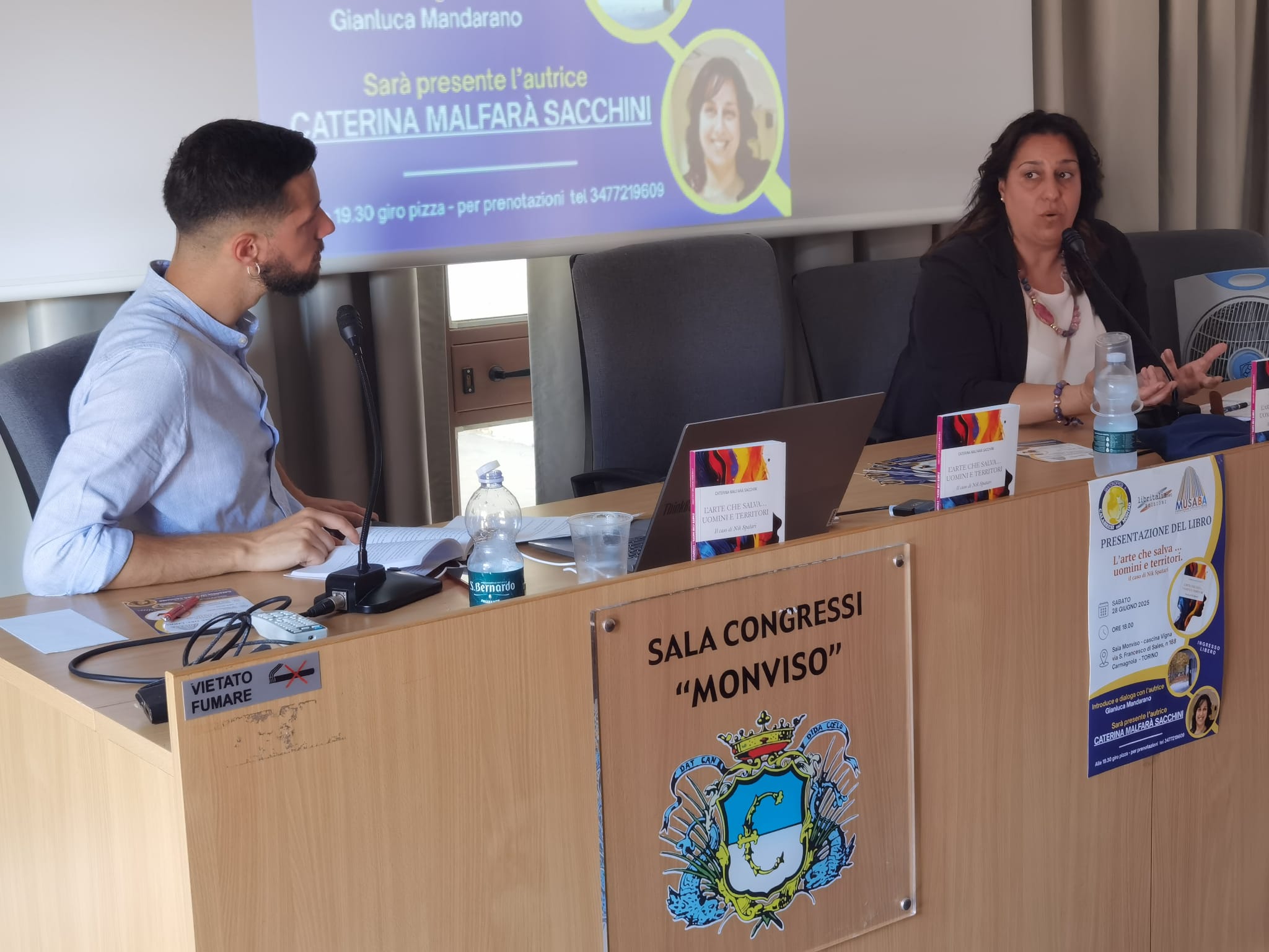 Applausi per l’incontro con Caterina Malfarà Sacchini a Carmagnola