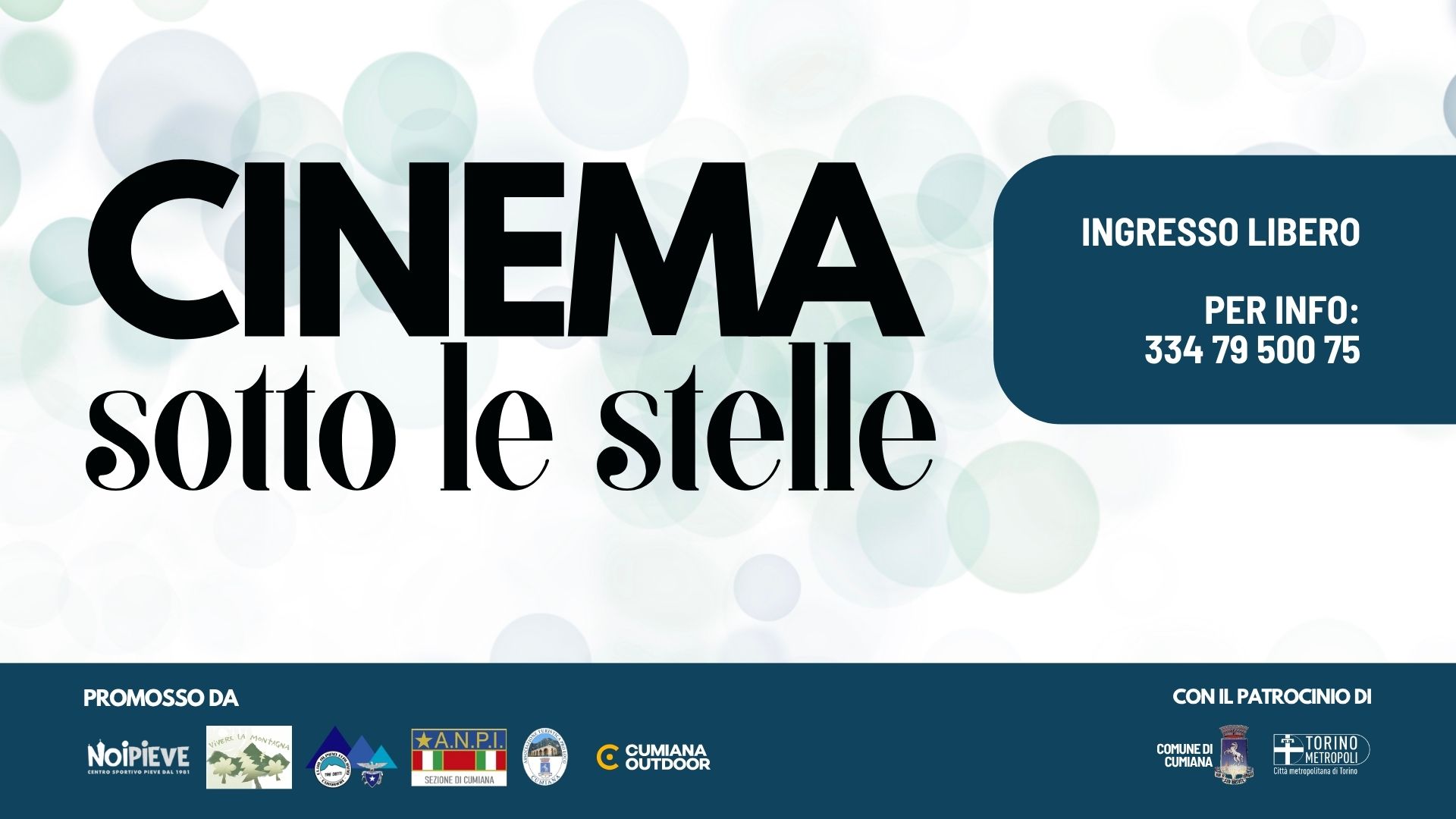 Cinema sotto le Stelle a Cumiana