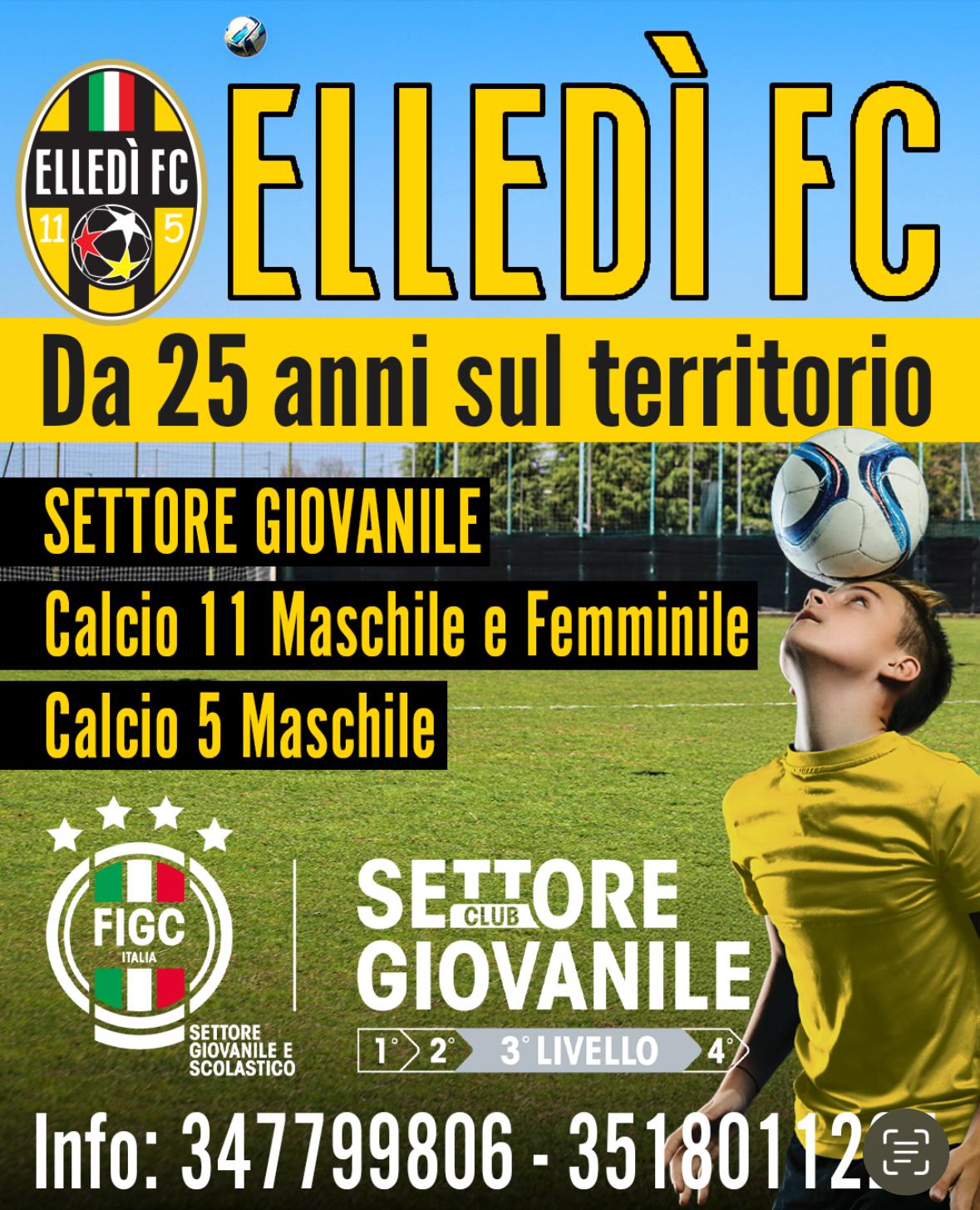 La Elledi FC di Carmagnola punta al calcio a 11 per i giovani Under 15