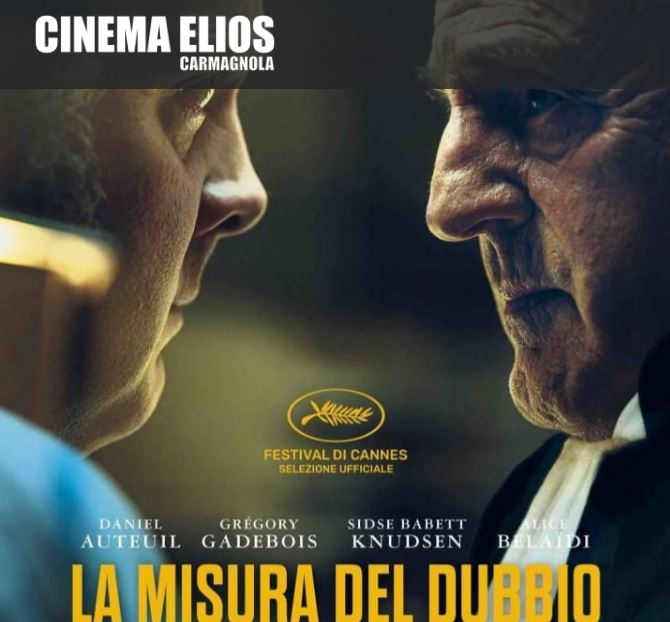 Martedì 22 luglio “Cinema all’aperto” a Carmagnola con “La misura del dubbio”