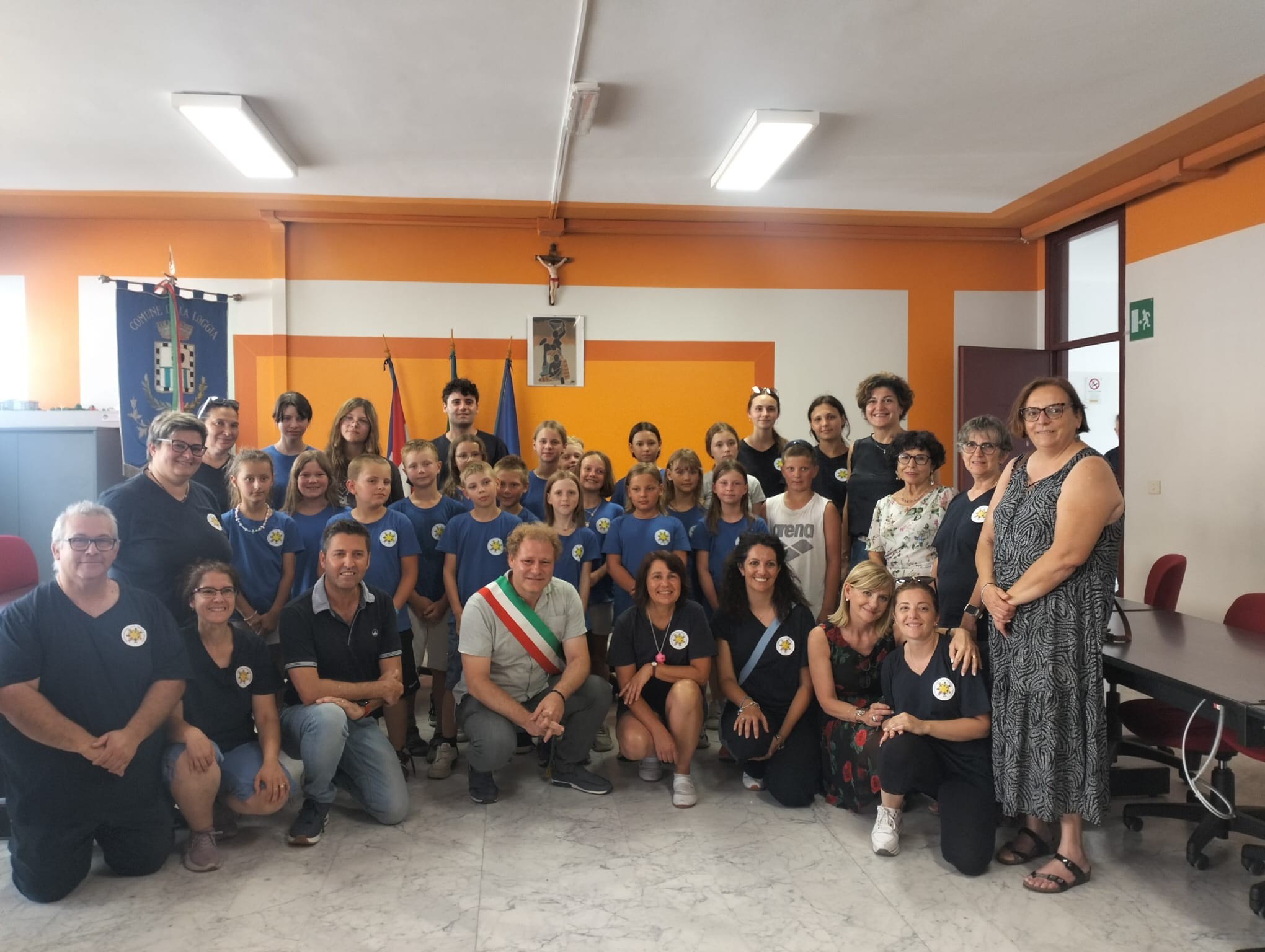 Giovani bielorussi e ucraini a La Loggia. Il sindaco: «visite che fanno bene al cuore»