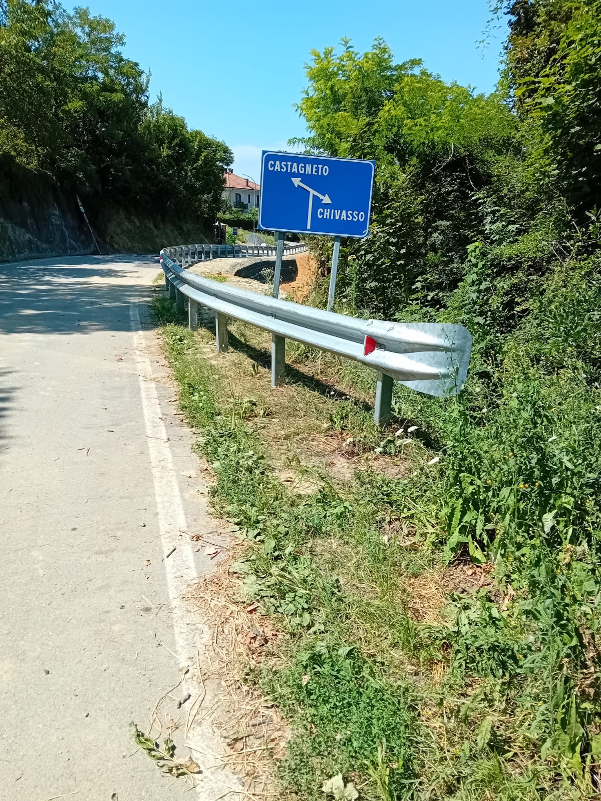 A Castagneto Po riapre la SP 103