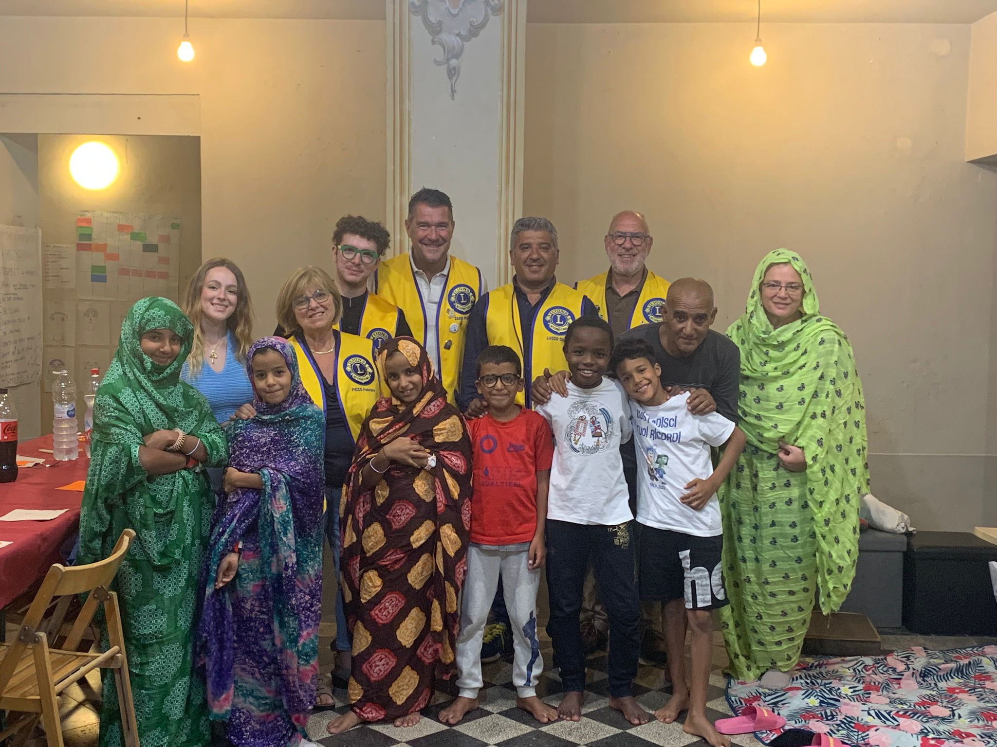 Lions e Giovani Insieme di Carignano aiutano i piccoli Sahrawi