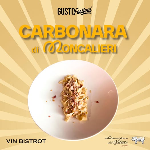 MONCALIERI – Gusto Festival con la carbonara