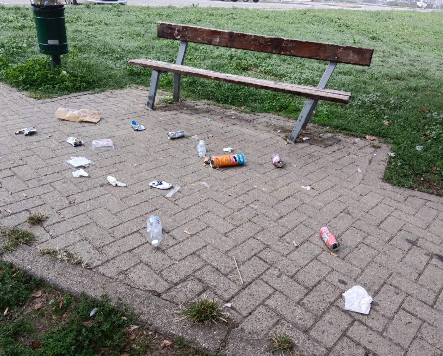 CARIGNANO – Parchi trasformati in discariche da incivili
