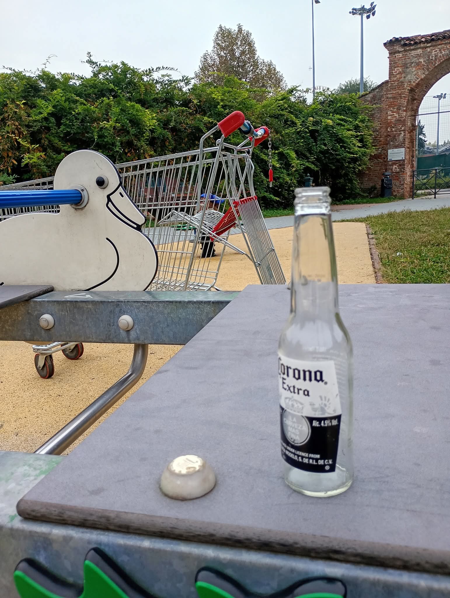 MONCALIERI – Vandali e maleducati deturpano i Giardini della Luna
