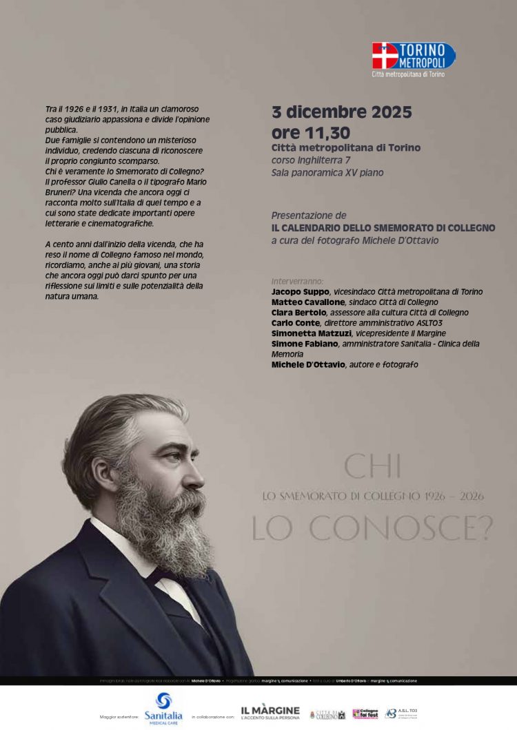 Un calendario per lo Smemorato di Collegno