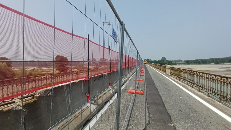 Ponte sul Po: prosegue il cantiere tra Verrua Savoia e Crescentino sulla Sp 107