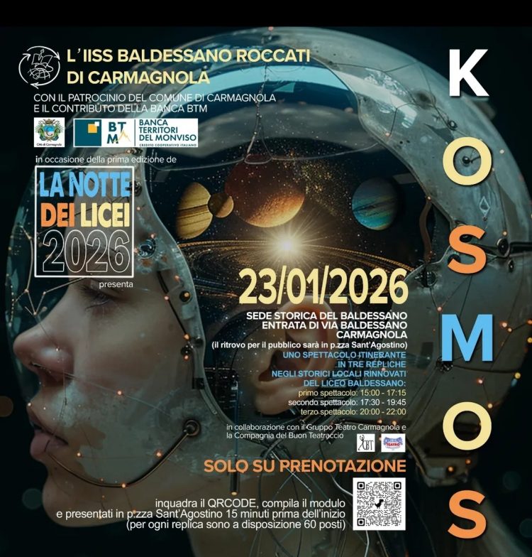 Carmagnola attende la “Notte dei Licei” – Il grande evento si terrà il 23 gennaio