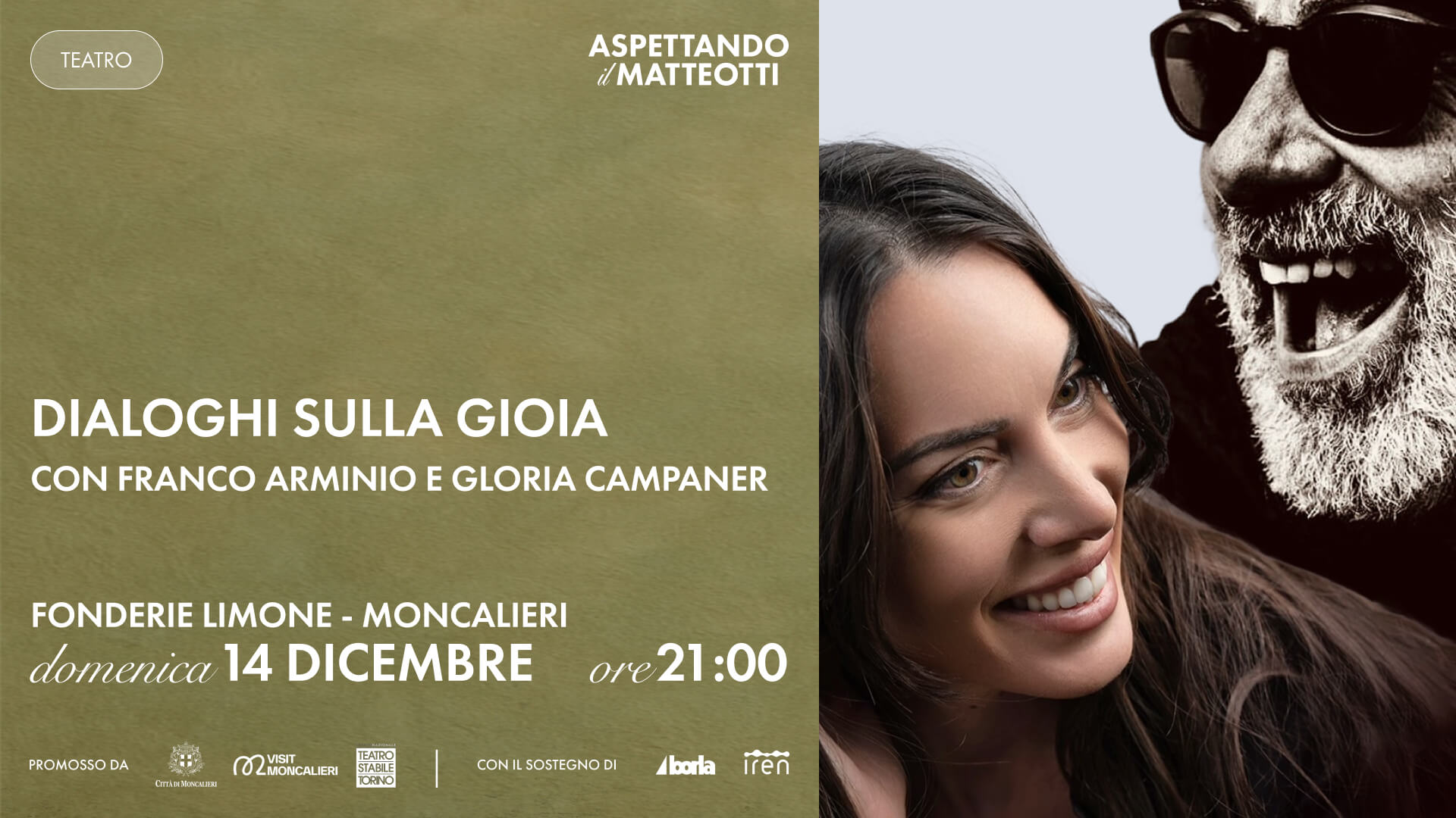 MONCALIERI – Alla Limone dialoghi sulla gioia