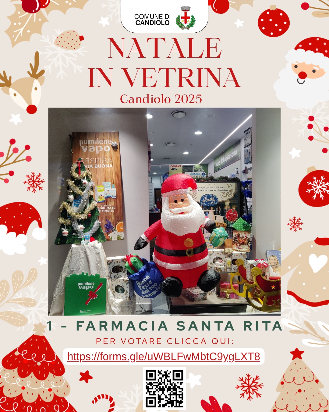 CANDIOLO – Prende il via Natale in vetrina CANDIOLO – Prende il via Natale in vetrina