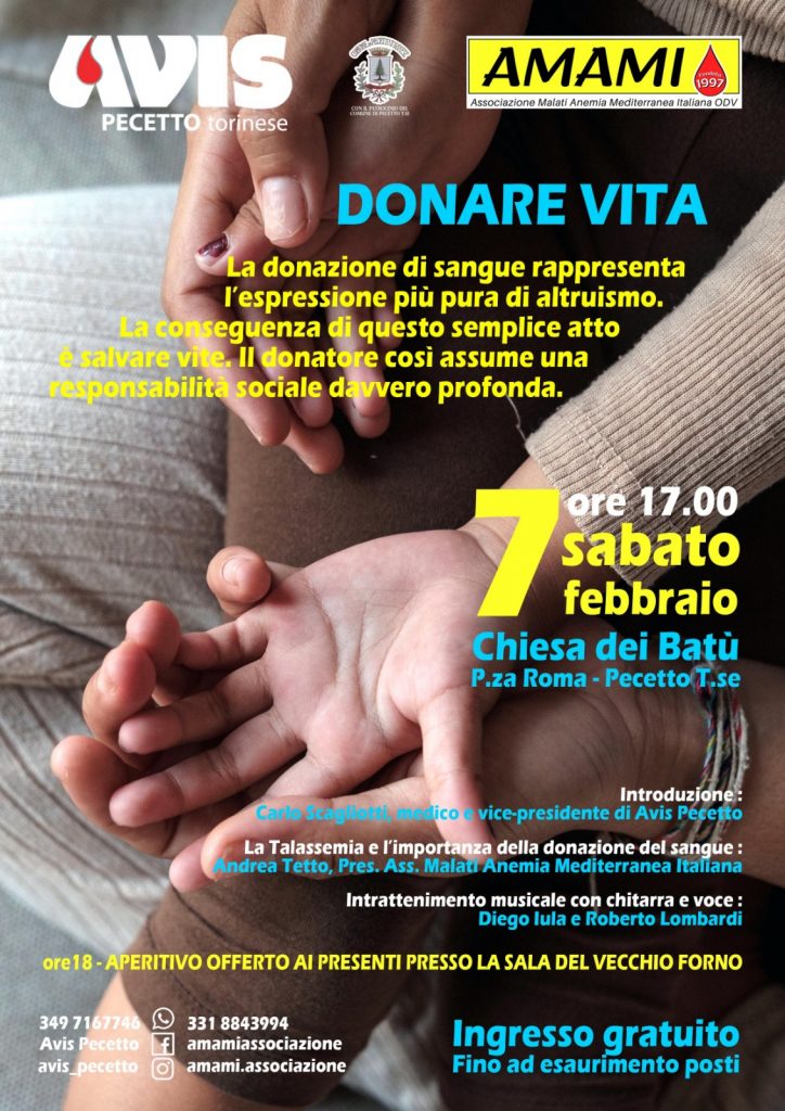 PECETTO - Donare vita: un gesto semplice che salva vite - Il Mercoledì