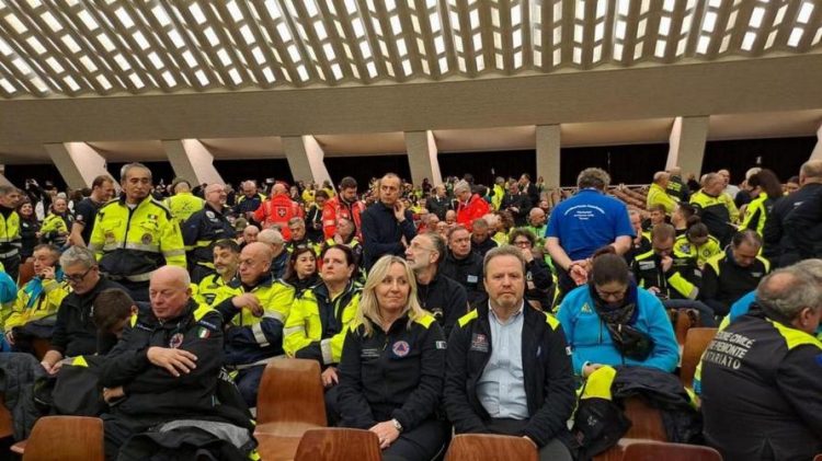 REGIONE – Protezione civile in udienza dal Papa