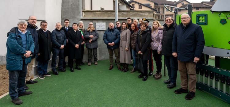 CARMAGNOLA – Inaugurato il sagrato di San Bernardo dedicato a don Lanfranco