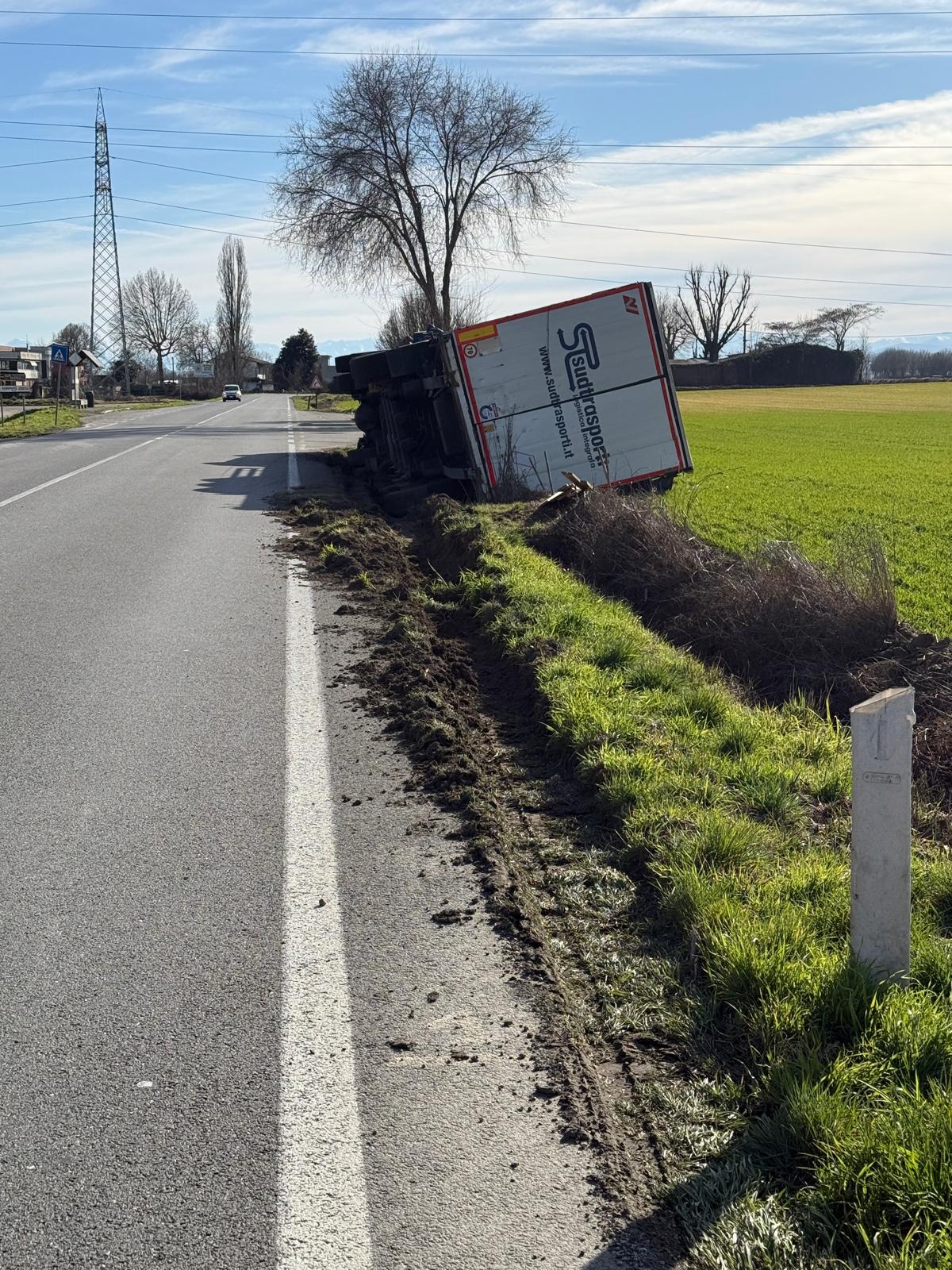 CARIGNANO – Incidente sulla provinciale 142