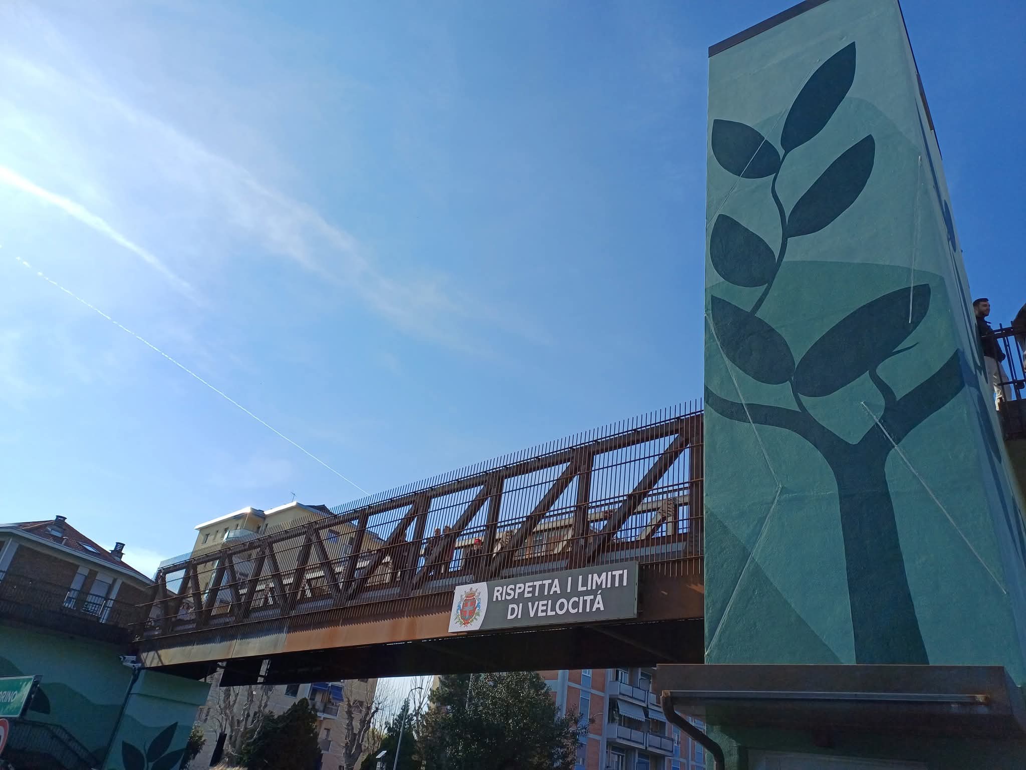 MONCALIERI – Finalmente Inaugurata la nuova passerella su corso Trieste