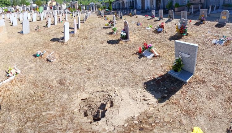 MONCALIERI – Lamentele per lo stato di alcune parti del cimitero