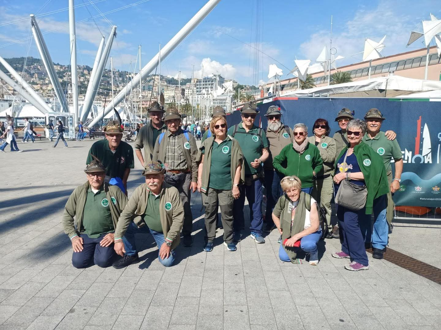 TROFARELLO – Gli alpini presenti all’adunata di Genova