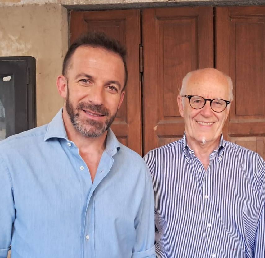 CARIGNANO – Riprese di uno spot in centro: c’è Alex Del Piero