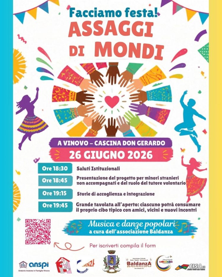 VINOVO – Cena collettiva: Assaggi di mondi