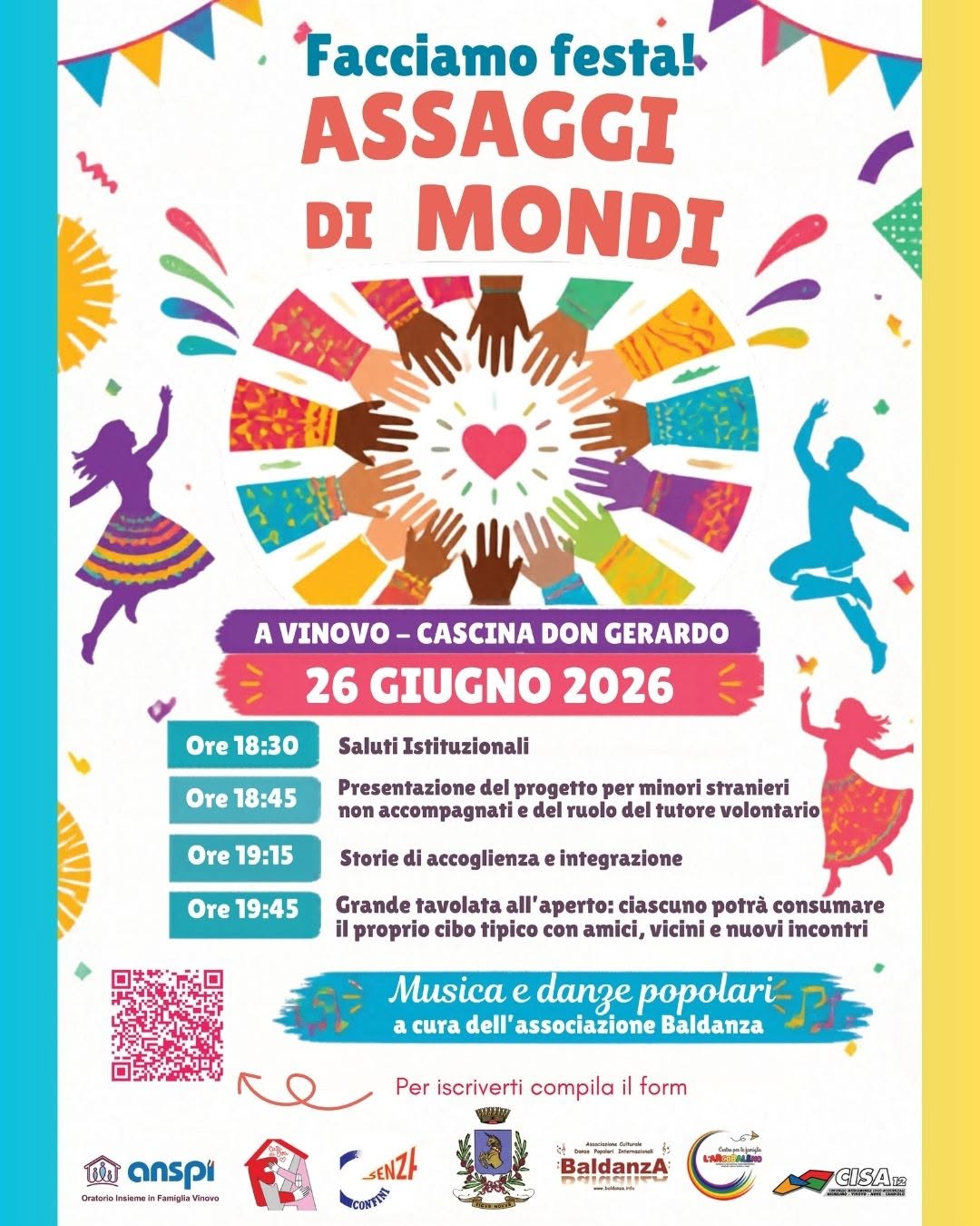VINOVO – Cena collettiva: Assaggi di mondi