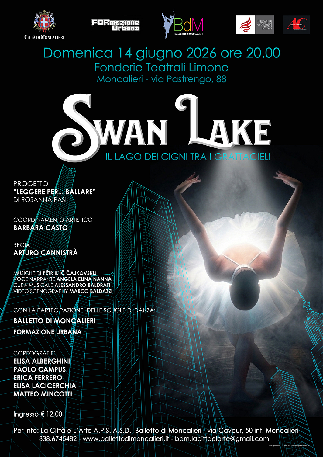 Alle Fonderie «Swan Lake-Il mito del danzatore-cigno», lo spettacolo dove la danza fa riflettere sulle tematiche ambientali