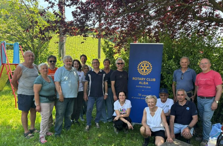 Il Rotary club di Alba in azione a Borgomale – Venerdì 5 giugno inaugurazione del parco didattico