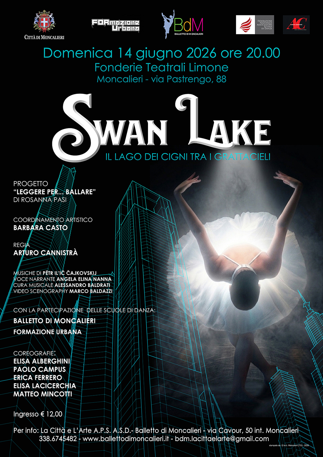 Alle Fonderie «Swan Lake-Il mito del danzatore-cigno», lo spettacolo dove la danza fa riflettere sulle tematiche ambientali
